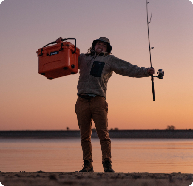 A high tech utoka cool box for fishing